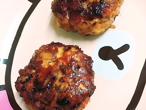 しょうがが香る♪つくねの照り焼き